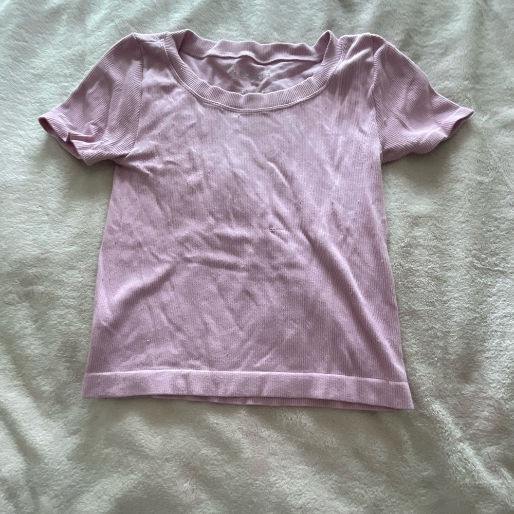 pink top, size medium, one little scratch